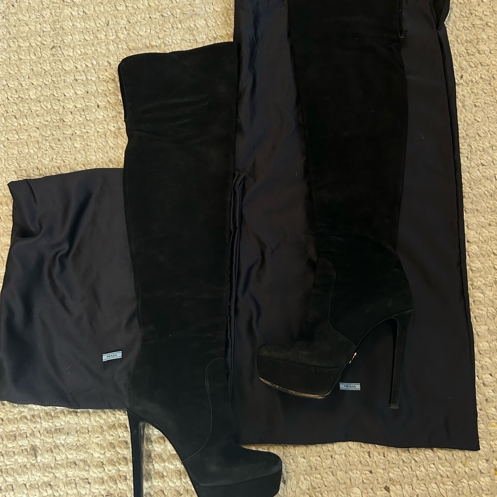 Prada knee high boots - Picture 3 of 5
